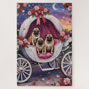 Pug Hond Valentijnsdag Legpuzzel