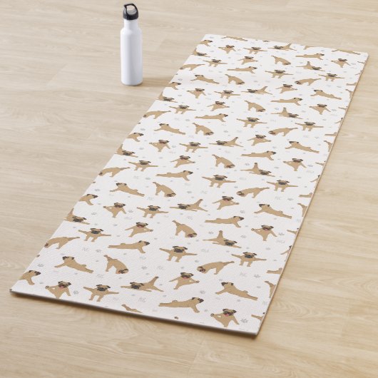 Pug hond Yoga Mat (In situ)