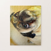 Pug honden. legpuzzel (Verticaal)