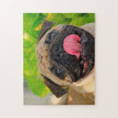 Pug Honden. Legpuzzel (Verticaal)