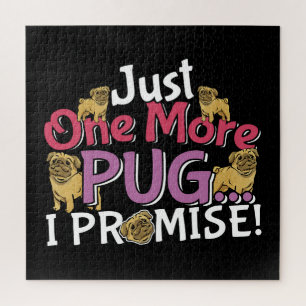 Pug Hondenliefhebber - Nog één belofte Legpuzzel