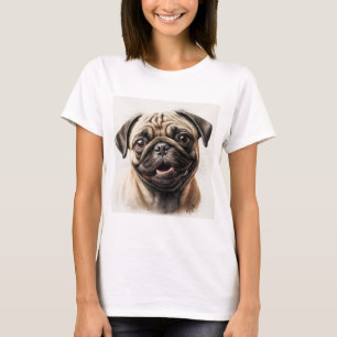 Pug hondenliefhebber T-shirt hond mamma T-shirt