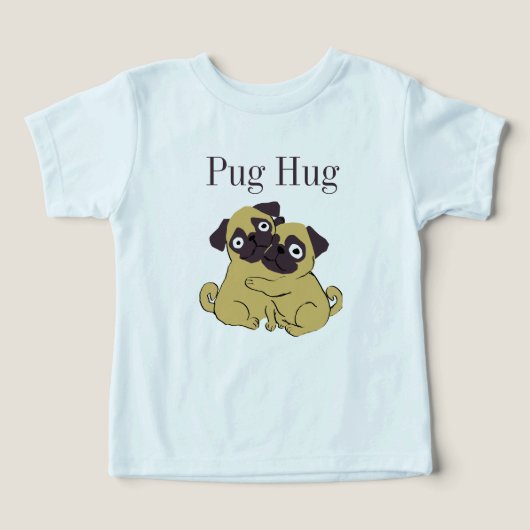 Pug hug (Design voorkant)