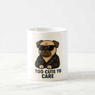 Pug In Bomber Jacket Grappig Hond mok Ontwerp