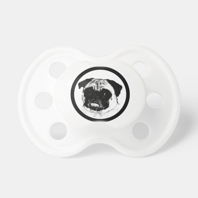 Pug in Cirkel Speen (Voorkant)