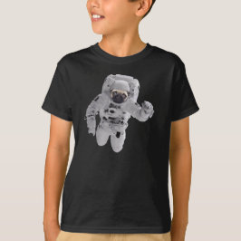 Pug in de ruimte t-shirt