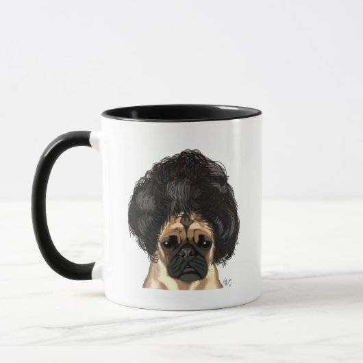 Pug in een slechte figuur mok (Links)