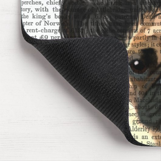 Pug in een slechte figuur muismat (Hoek)