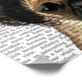 Pug in een slechte figuur poster (Hoek)