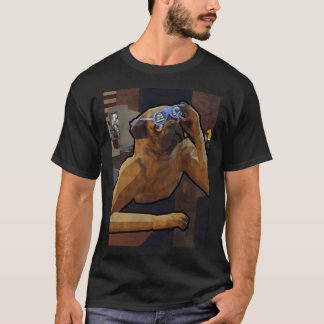 Pug in Office Dierenbedrijf T-shirt