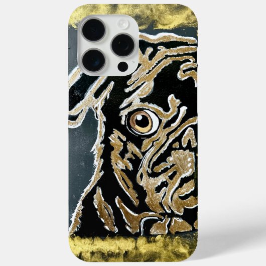 Pug iPhone 15 Pro Max Hoesje (Achterkant)