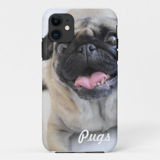 Pug iPhone Case (Achterkant)