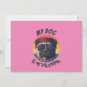 PUG IS MIJN VALENTIJN FEESTDAGENKAART (Voorkant)