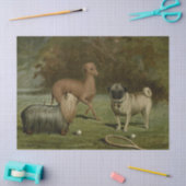  Pug, Italiaans Greyhound, Yorkshire Terrier Tissuepapier (Craft)