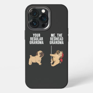 Pug Je Regelmatige Oma Ik De Roodharige Oma iPhone 13 Pro Hoesje