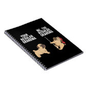 Pug je reguliere grootmoeder me de redhead grootmo notitieboek (Rechterzijde)