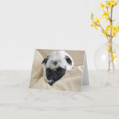 Pug Kaart (Gele Bloem)
