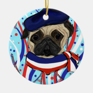 PUG KERAMISCH ORNAMENT