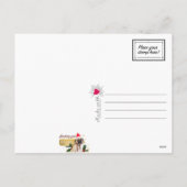 Pug Kerstkaart Feestdagenkaart (Achterkant)