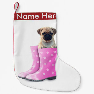 Pug Kleine Kerstsok