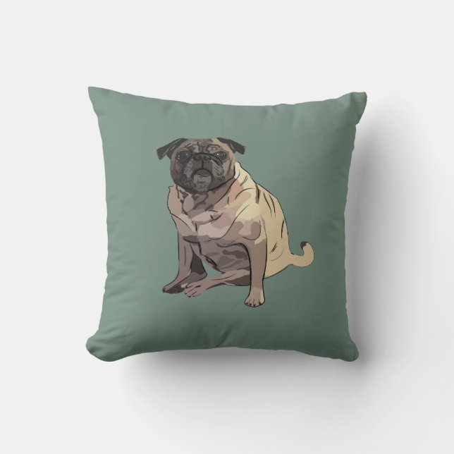 Pug Kussen (Voorkant)