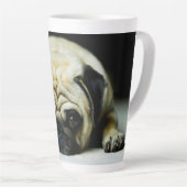 Pug Latte Mok (Rechterhoek)