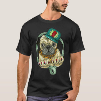 Pug Leven illustratie T-shirt