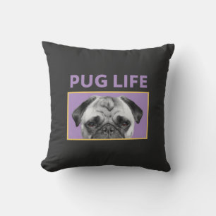 Pug Leven Kussen