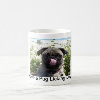 Pug Licking Day Mok