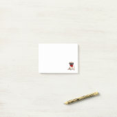 Pug Liefde  Post-it® Notes (Op bureau)