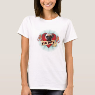 Pug-liefde T-shirt