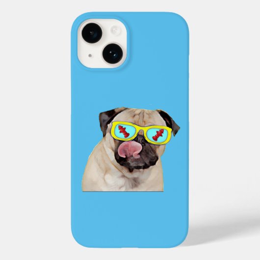 Pug liefhebbende brandkraan Case-Mate iPhone case (Achterkant)