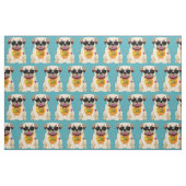 Pug Life aangepaste kleurstof Stof (Fat Quarter)