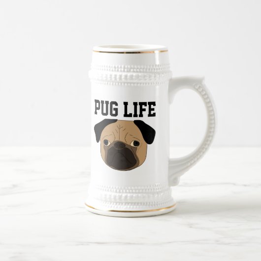 PUG LIFE BEER STEIN BIERPUL (Rechts)