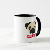 Pug Life Coffee-Mok Mok (Voorkant rechts)