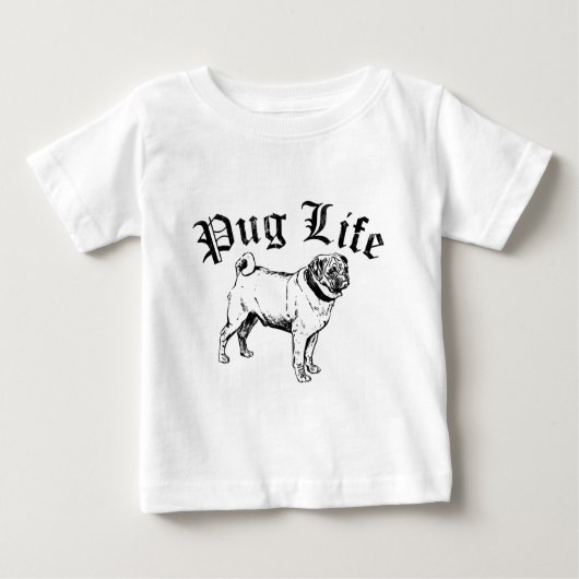 Pug Life Funny Dog Gangster (Voorkant)