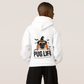 Pug Life – Funny Dog Lover T-Shirt Design 🐶😎 (Achterkant volledig)