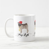 Pug Life Gansta Coffee Mok (Links)