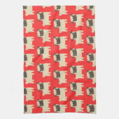 Pug Life keukenhanddoek (Verticaal)