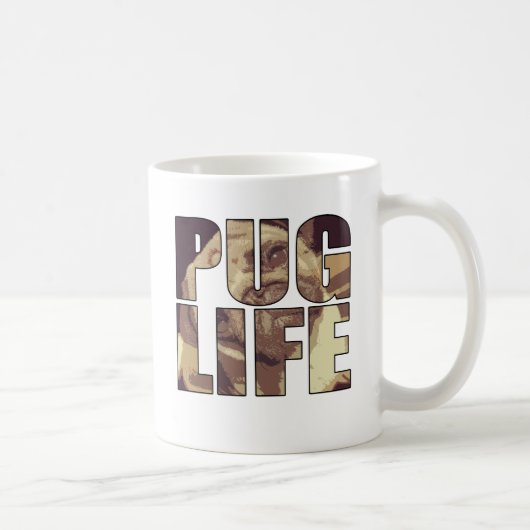 Pug Life Koffiemok (Rechts)
