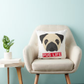 Pug Life Kussen (Stoel)