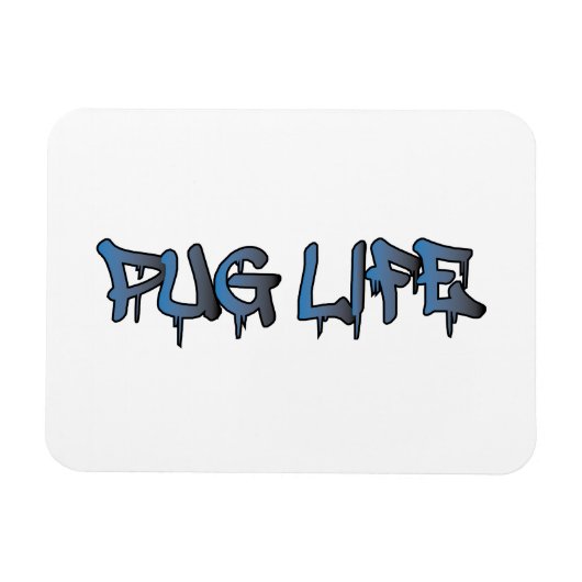 Pug Life Magneet (Horizontaal)