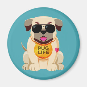 Pug Life magnet Magneet