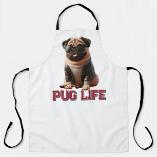 Pug Life Schattige Pug Dog Schort