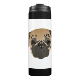 Pug Life Schattige Pug Lover Gift Thermosbeker
