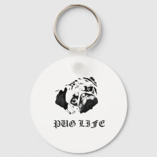 Pug Life Sleutelhanger