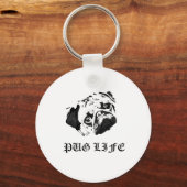 Pug Life Sleutelhanger (Voorkant)
