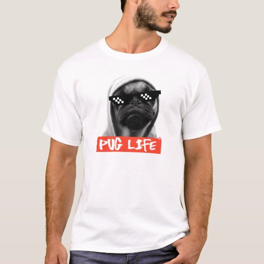 Pug Life T-shirt (Voorkant)