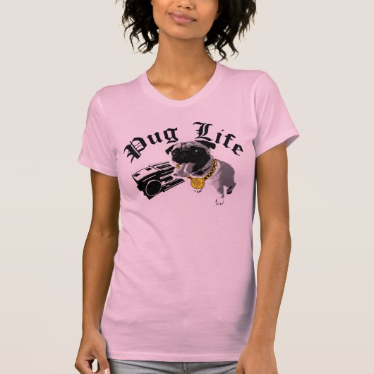 Pug Life T-shirt (Voorkant)