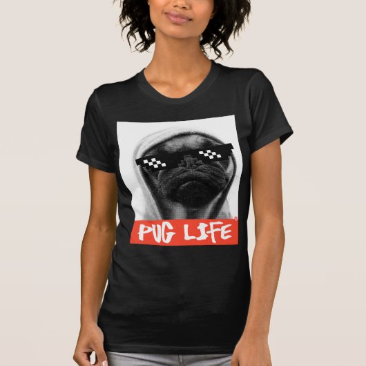 Pug Life T-shirt (Voorkant)